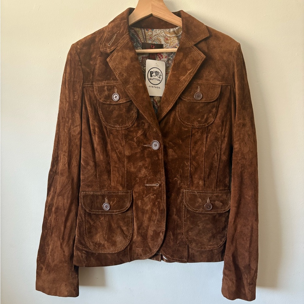 Danier Brown Suede Blazer